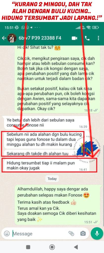 Testimoni pengguna Fonose 1