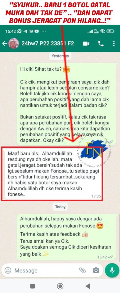 Testimoni pengguna Fonose 3